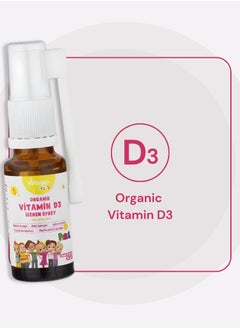 VITAGO Kids Organic D3 500 IU Drops, Supports Bone healthy and Boost Immunity, Gluten Free, Sugar Free - 20 ml, Drops/Spray  - Image 2