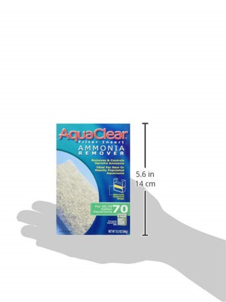 Fluval Aqua Clear AquaClear 70 Ammonia Remover Inserts, Aquarium Filter Replacement Media, A616, White, 70-gallon - Image 3