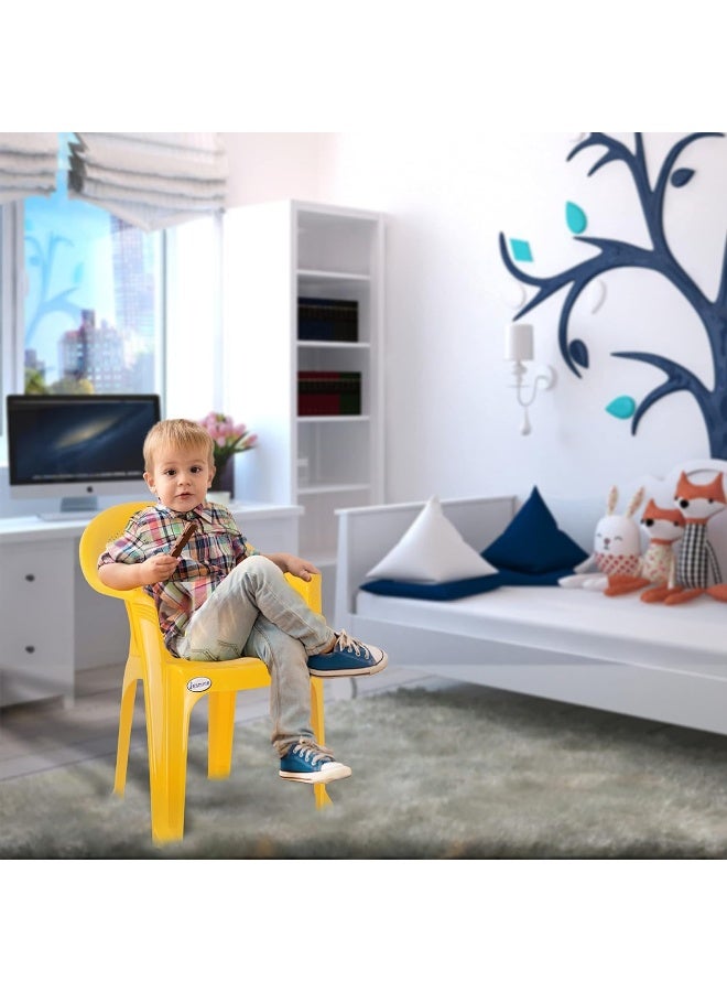 ESQUBE Esqube Koala Baby Chair - Plastic Study Chair Yellow  - Image 2