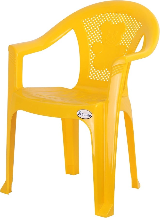 ESQUBE Esqube Koala Baby Chair - Plastic Study Chair Yellow  - Image 4