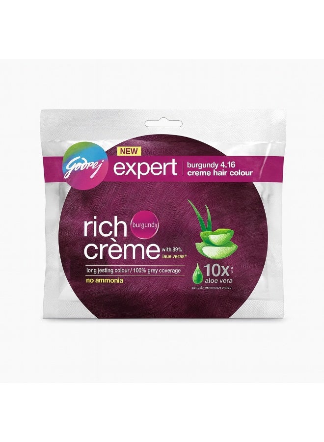جودريج صبغة ريتش كريم الهندي  بدون أمونيا ولا أكسجين لون بورغاندي فاخر - Image 1