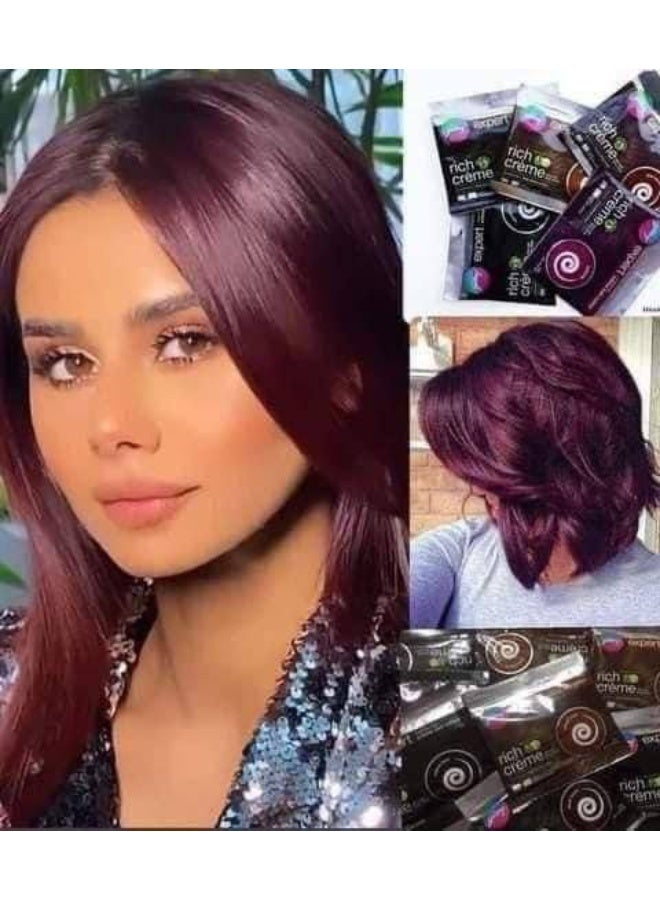 جودريج صبغة ريتش كريم الهندي  بدون أمونيا ولا أكسجين لون بورغاندي فاخر - Image 2