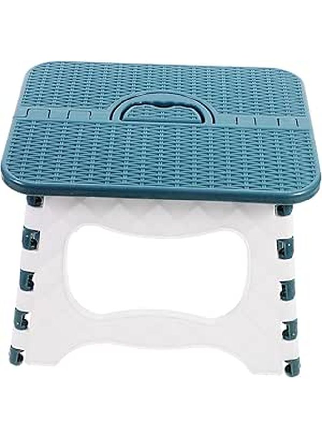 ABOOFAN Portable Foldable Step Stool For Adults Plastic Outdoor Stool With Carrying Handle Compact Lightweight Folding Camping Seat For Hiking Fishing BBQ Garden Beach Travel Trips - Image 1
