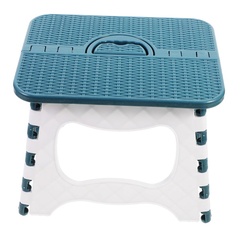 ABOOFAN Portable Foldable Step Stool For Adults Plastic Outdoor Stool With Carrying Handle Compact Lightweight Folding Camping Seat For Hiking Fishing BBQ Garden Beach Travel Trips - Image 2
