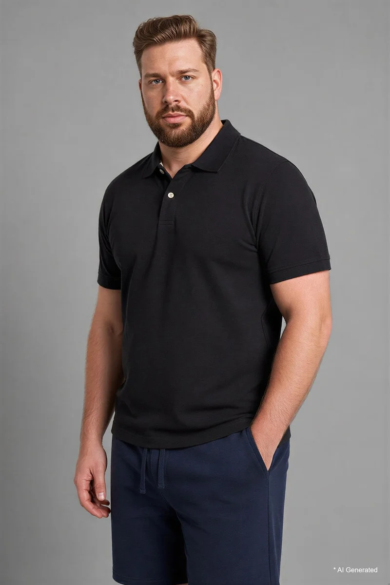 Defacto 100% Cotton Polo T-Shirt