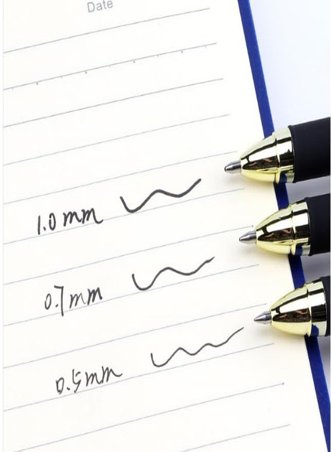 BaoKe Gel Ink Pens Rollerball Pens 1.0 mm Medium Line, Box of 12 Pack, PC2308 (black) - Image 3