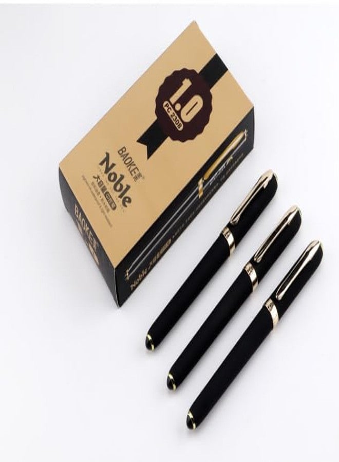 BaoKe Gel Ink Pens Rollerball Pens 1.0 mm Medium Line, Box of 12 Pack, PC2308 (black) - Image 2