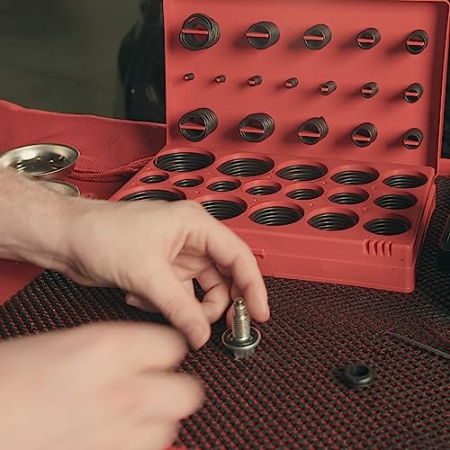 ABN Assorted O Ring Kit - Metric Rubber O Rings Assortment Set, 419 Piece Assorted O Ring Rubber Washer Set - Image 4
