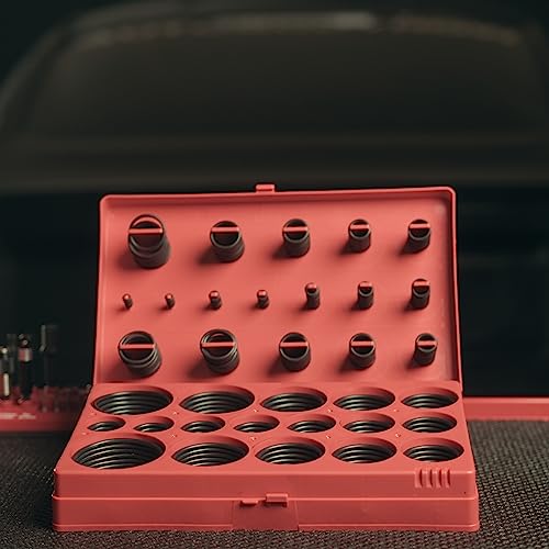 ABN Assorted O Ring Kit - Metric Rubber O Rings Assortment Set, 419 Piece Assorted O Ring Rubber Washer Set - Image 5