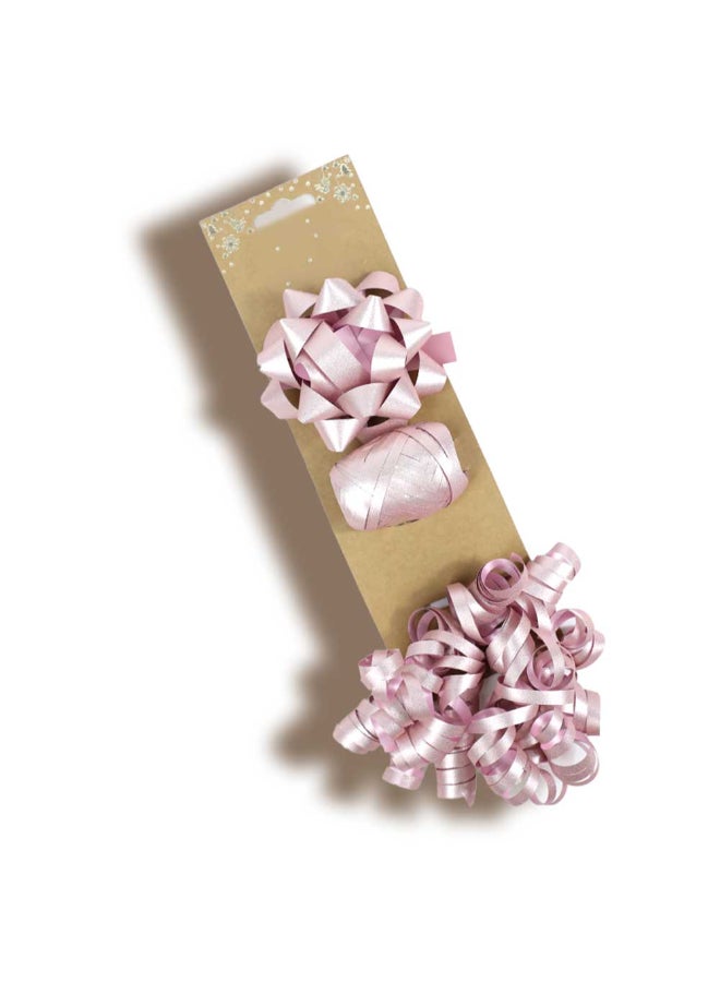 Trentor Christmas Gift Décor Bow  3.5" Star, Ribbon and Curl Bowl - Image 2