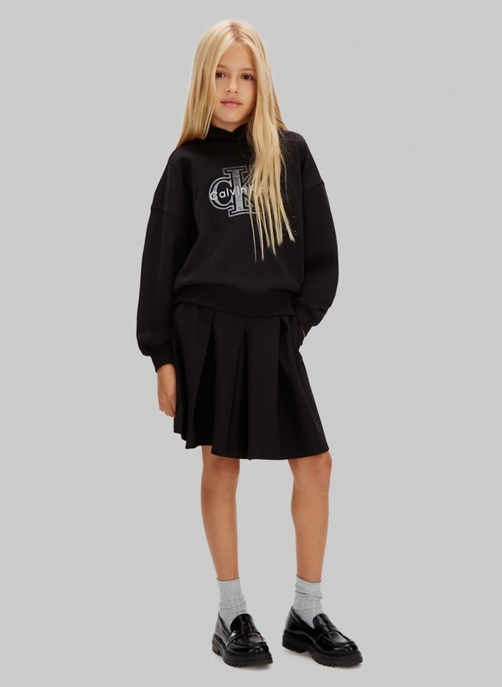 Calvin Klein Jeans Youth Logo Tape Mini Skater Skirt - Image 1