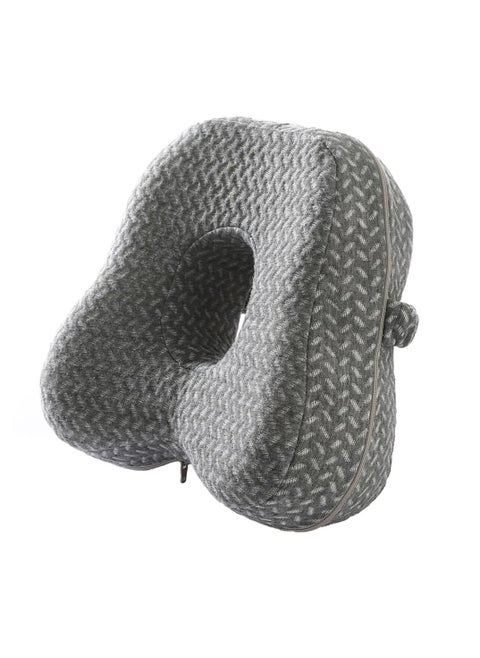 Knee Pillow for Side Sleepers, Butterfly Hollow Design Aligns Spine and Relieves Pressure, Memory Foam Leg Elastic Pillow Strap for Sleeping for Back Pain,Leg Pillow, Gray