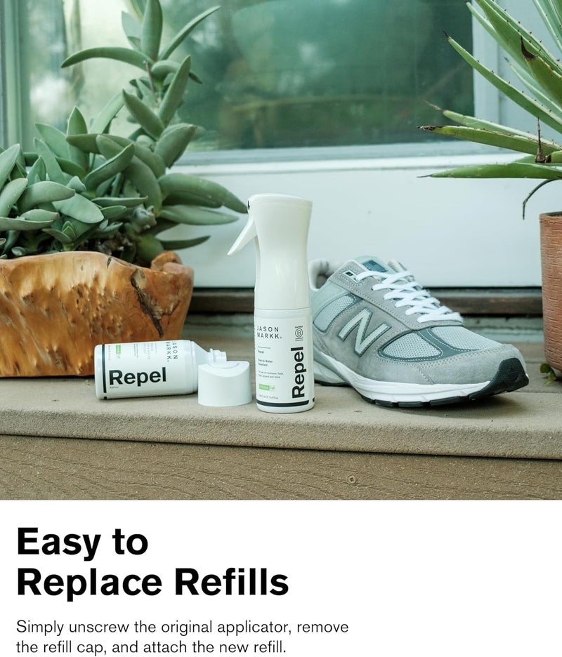 Jason Markk Repel, Shoe Cleaner, Water & Stain Repellent, Non-Aersol, Safe for Leather, Suede, Nubuck, Cotton, Knit - Image 4