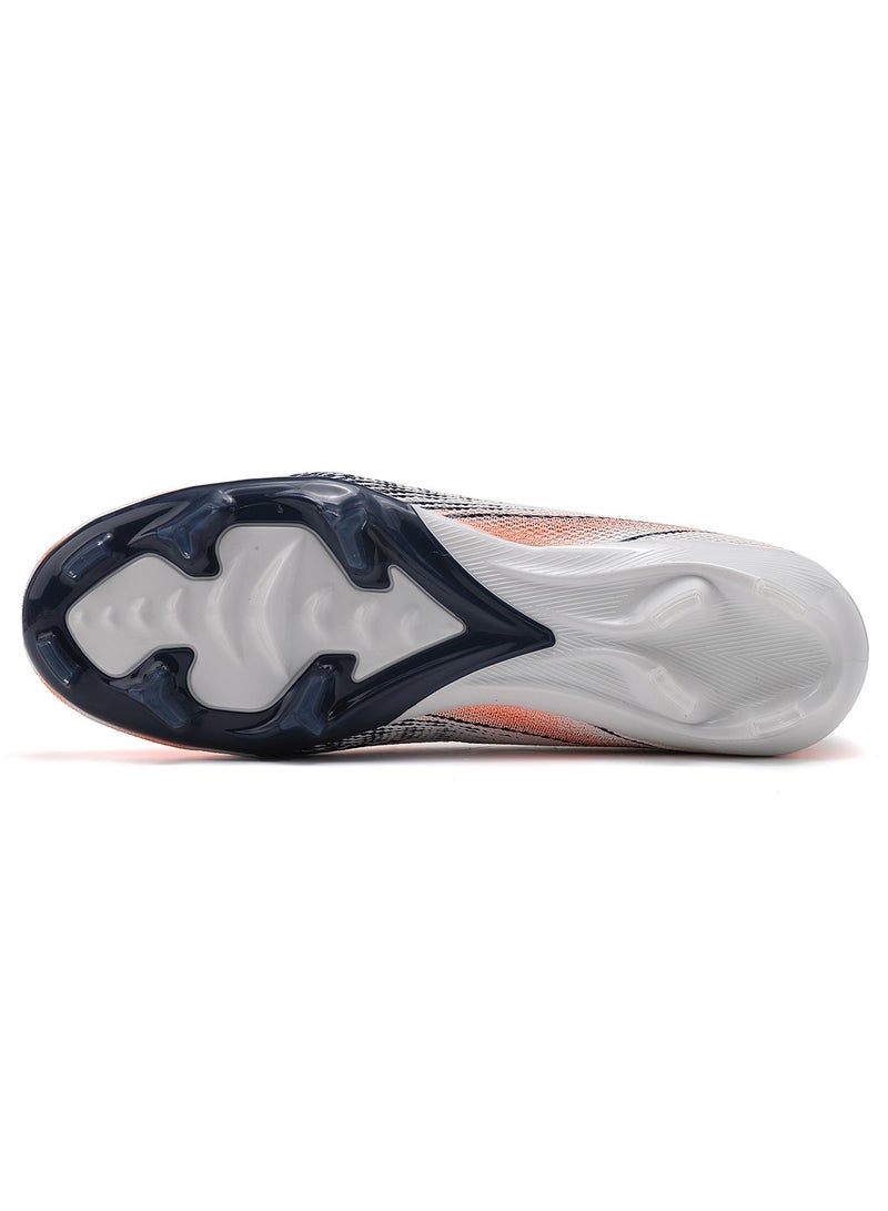 Kids Soccer Shoes AG FG Long Spikes Boys and Girls Low-Top Students Game Sports Training Soccer Cleats Shoes