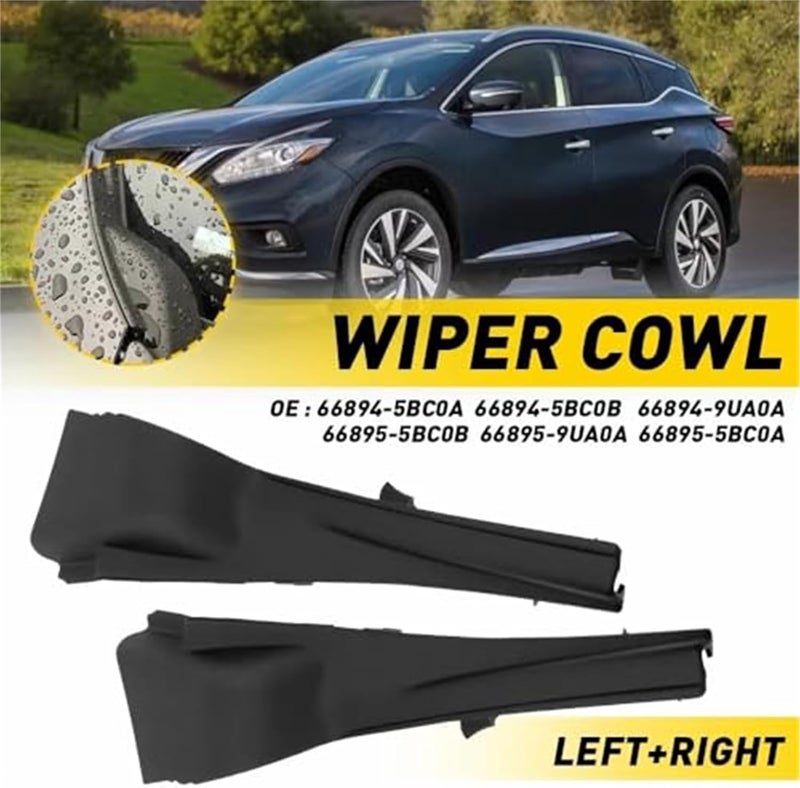QASULER Front Windshield Wiper Cowl Cover for Nissan Murano - Image 5