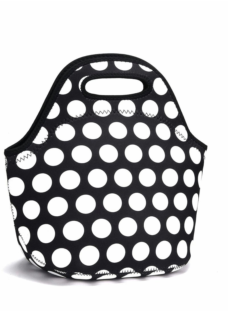 Y&D Lunch Bag, Neoprene Bags Thermal Insulated Tote, Kids, Reusable Washable Picnic, Premium Stitching, Outside Pocket, for Men Womens  - Image 1