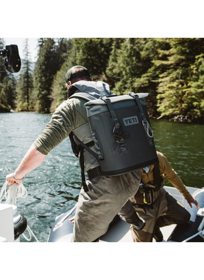 YETI YETI Hopper M12 Backpack Soft Sided Cooler with MagShield Access, Charcoal  - Image 3