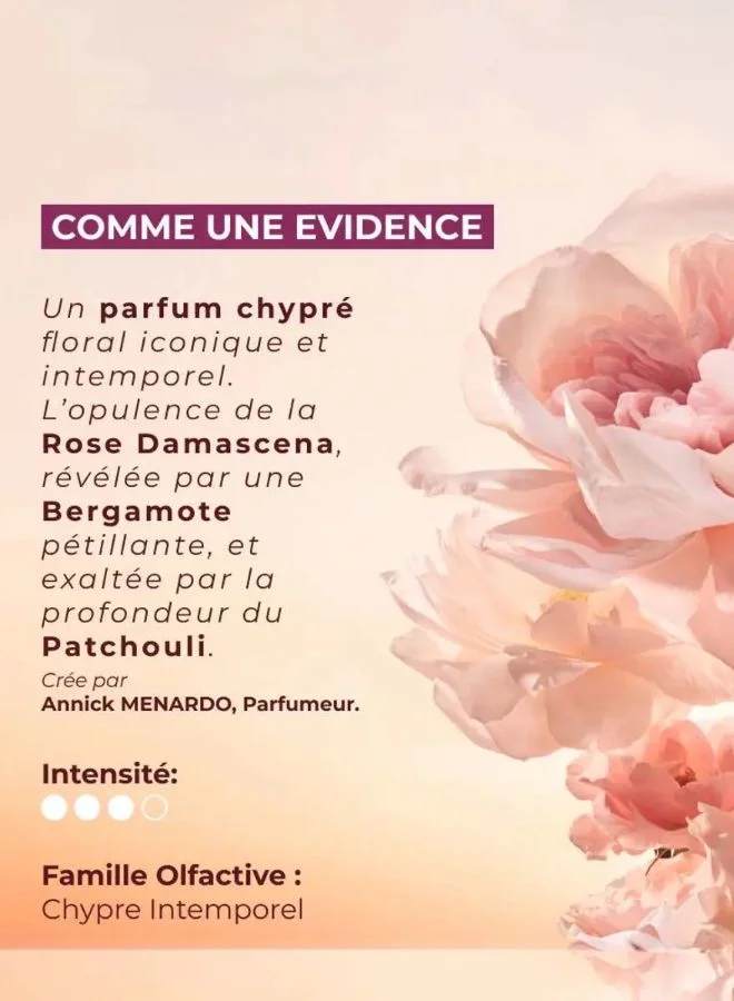 Yves Rocher  COMME UNE EVIDENCE EAU DE PARFUM BOTTLE 100ML for Women | Best Price UAE