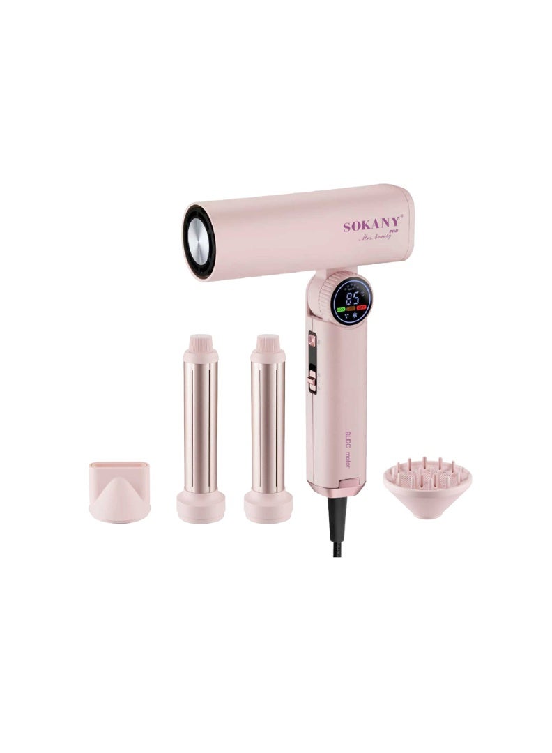 sokany SK-14042 Sokany 4-in-1 Digital Hair Dryer Set 2000W - Image 1