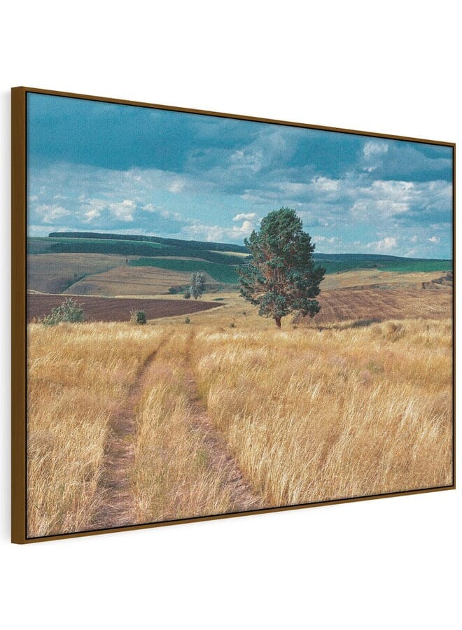 Home Gallery Central Russia Agricultural Countryside Country Road Canvas Wall Art - Image 5