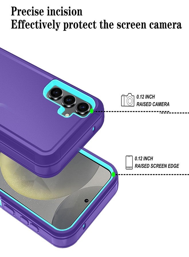 ONOLA Case for Samsung Galaxy S25+ / S25 Plus Case with HD Screen Protector [Not fit S25 / S25 Ultra], 3 in 1 Heavy Duty Phone Case for Galaxy S25 Plus 6.7",PurpleSkyBlue - Image 4