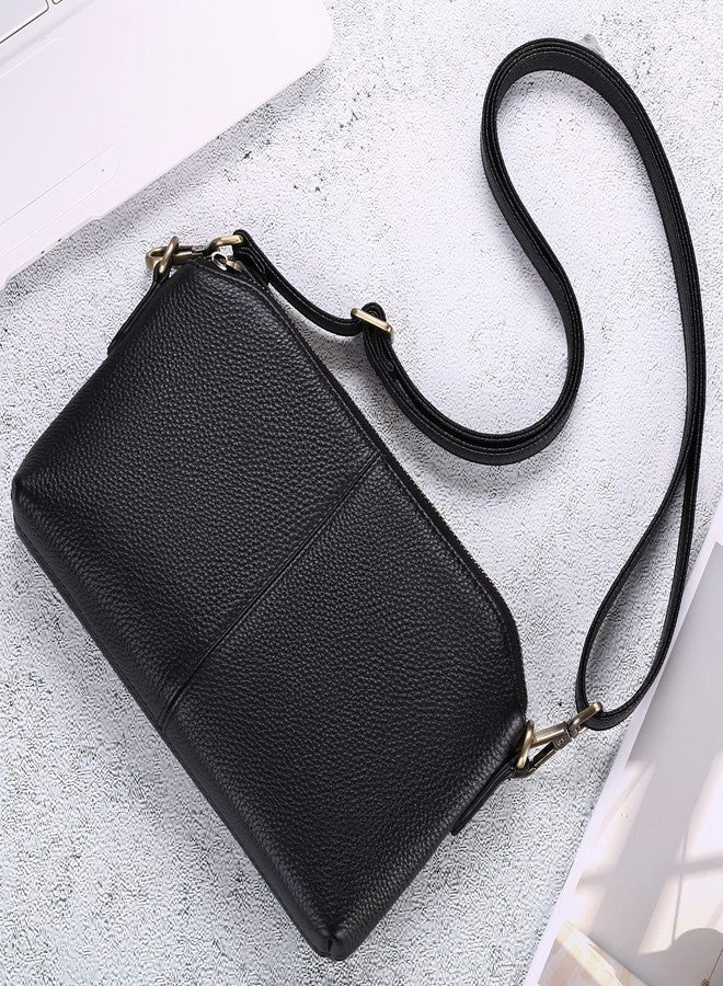 SENDEFN Leather Crossbody Bag for Women Small Clutch Purses Crossbody Shoulder Handbag Wallet Purses RIFD Card Slots - Image 3