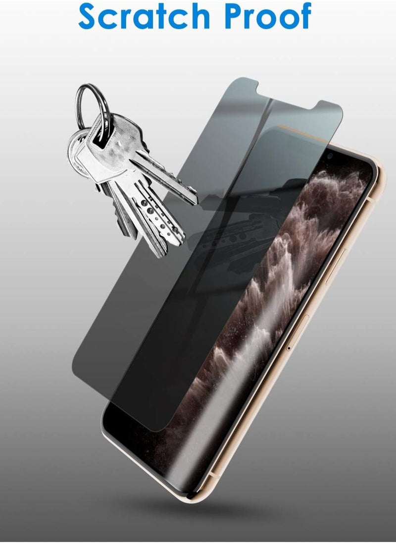 Denx iPhone 11 Pro Max/iPhone Xs Max Privacy Screen Protector Anti-Spy Tempered Glass Film 9H Hardness Scratch Resistant Bubble Free Anti Spy Glass for iPhone 11 Pro Max/iPhone Xs Max  - Image 4