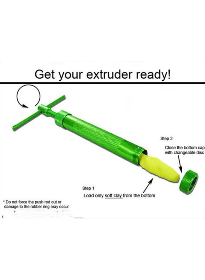 SK Sugar Paste Extruder with 20 Tips Sugar Craft Fondant Cake Decorating Tool Paste Extruder Clay - Image 3