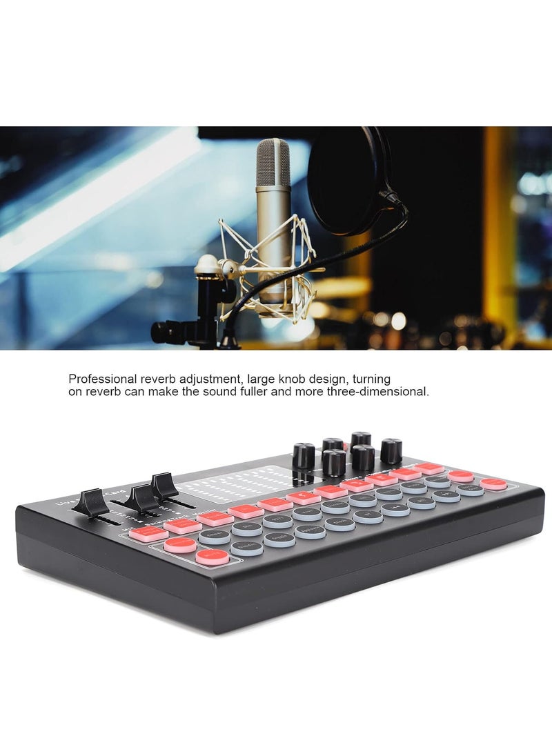 MIGOFAST M9 Sound Card Kit, 99% of Live Singing Software Supported Sound Card Set Hear Your Voice Effectively for Live Broadcast for Live Sound  - Image 3