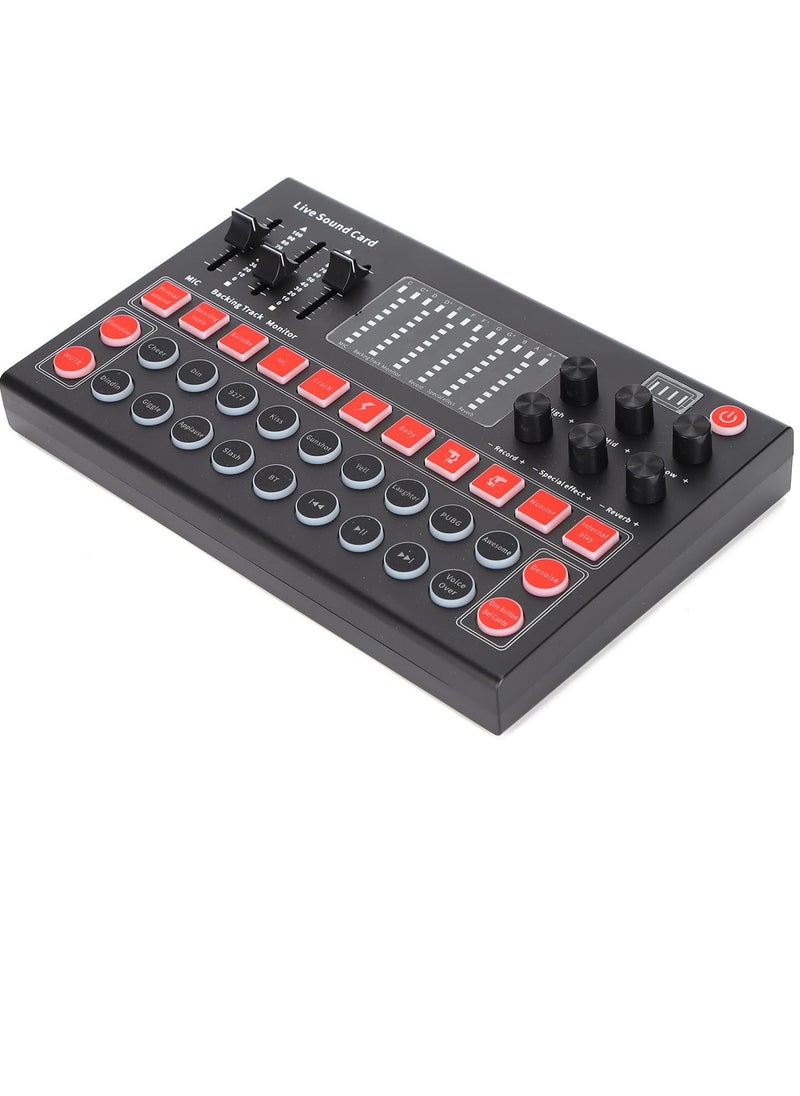 MIGOFAST M9 Sound Card Kit, 99% of Live Singing Software Supported Sound Card Set Hear Your Voice Effectively for Live Broadcast for Live Sound  - Image 4