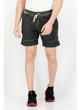 Reebok Men Sportswear Fit Embroidered  Logo Basketball Shorts, Grey  - Image 1