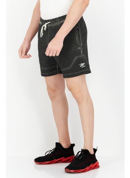 Reebok Men Sportswear Fit Embroidered  Logo Basketball Shorts, Grey  - Image 4