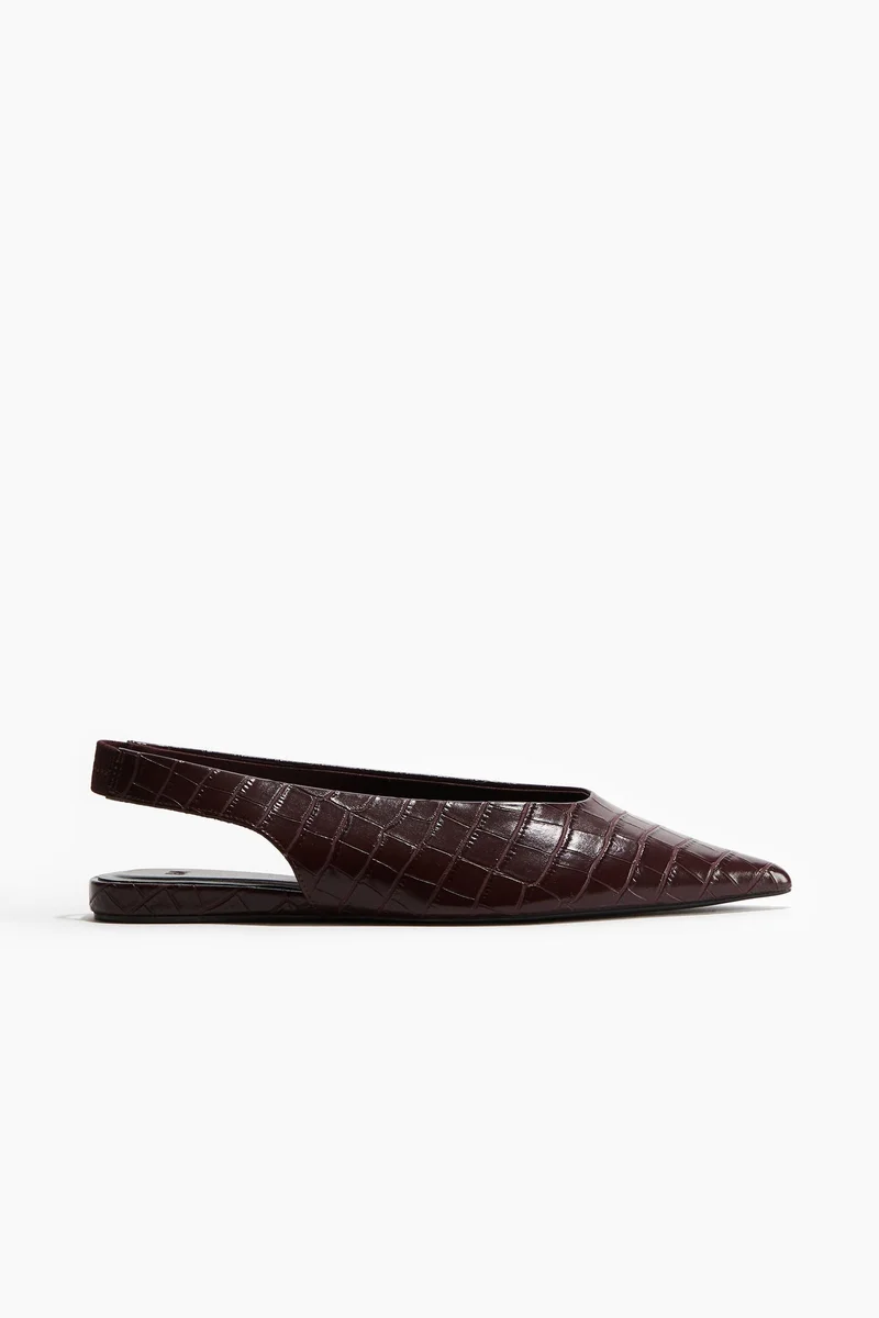 H&M Patent slingbacks