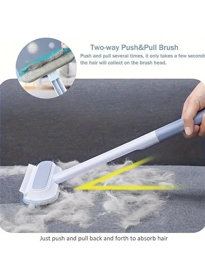DODGE 'N WOLVES Multifunctional Screen Brush 4 in 1 Mesh Cleaning Brush with Extended Handle Window Cleaning Brush Mosquito Net Cleaner Double Sided Window Cleaner Window Mesh Cleaner - Image 5