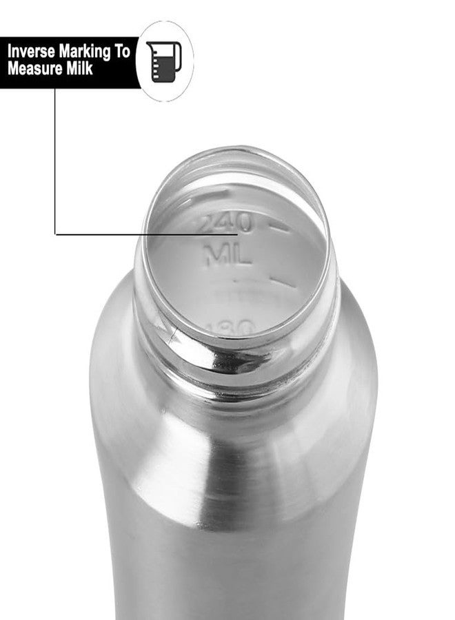 RB POINT(240 Ml,Pack Of 1 Milk Bottle)Stainless Steel Baby Feeding Bottle,Milk Feeding,Water Feeding 240 Ml Easy To Hold Bottle For Kids Babies Light Weight - Image 2