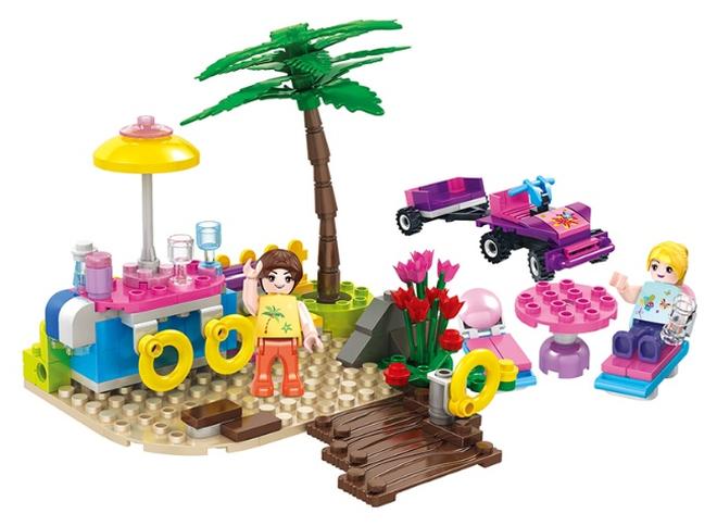 كوجو ️ مجموعة بناء شاطئ مرح – 191 قطعة - Image 1