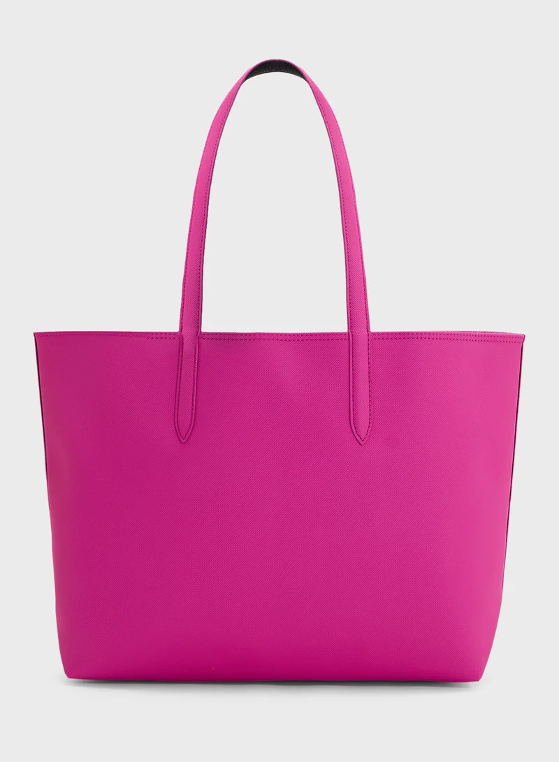 لاكوست Essentials Top Handle Zip Over Tote