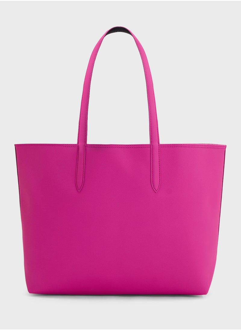 LACOSTE - Essentials Top Handle Zip Over Tote - Image 1