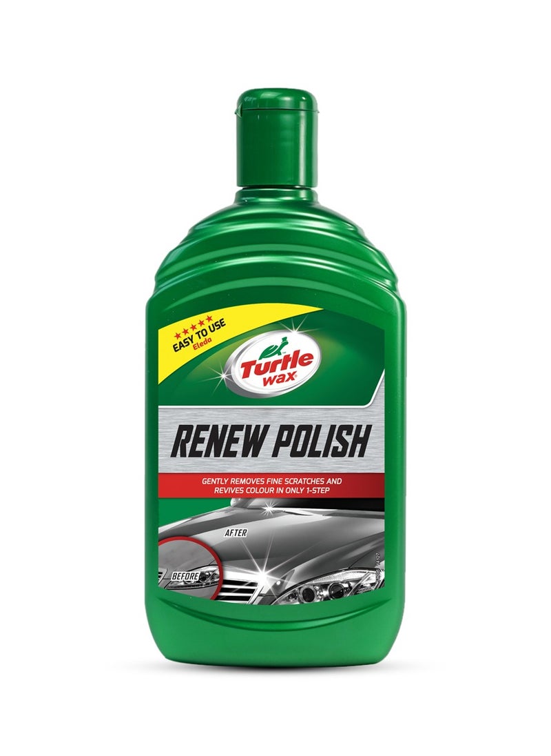 TURTLE Revives Car Polish Turtle Wax - 500ml Renew Polish for Color Enhancement and Scratch Repair  - Image 2