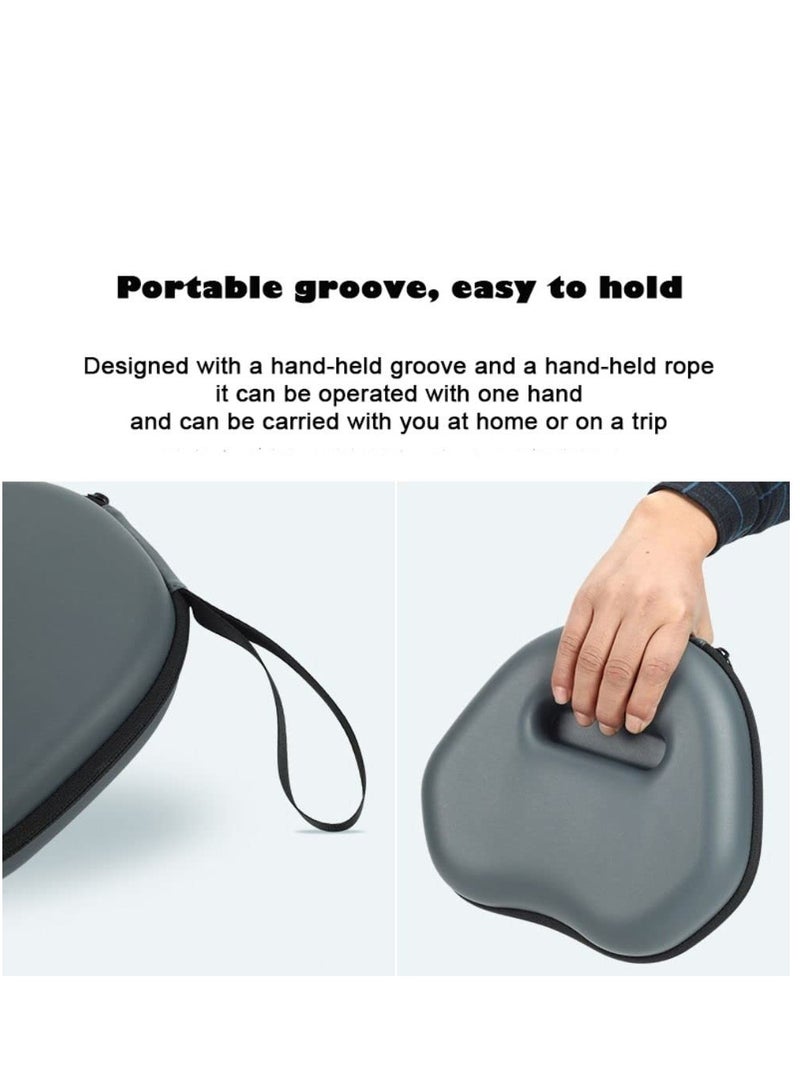 Travel Case for AirPods Max Hard Carrying Bag Storage AirPods Max Headset PU&EVA&Polyester Portable Storage Box - Image 4