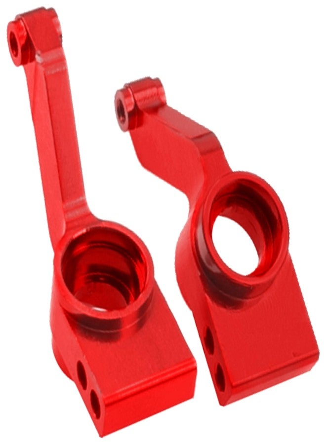 Vgoohobby Metal C-Hubs Caster Blocks, Steering Blocks & Rear Stub Axle Carriers w/Ball Bearings Compatible with 1/10 Traxxas Slash 4X4, Stampede 4X4, Rustler 4WD Replaces of 6837 6832 1952 (Red) - Image 4