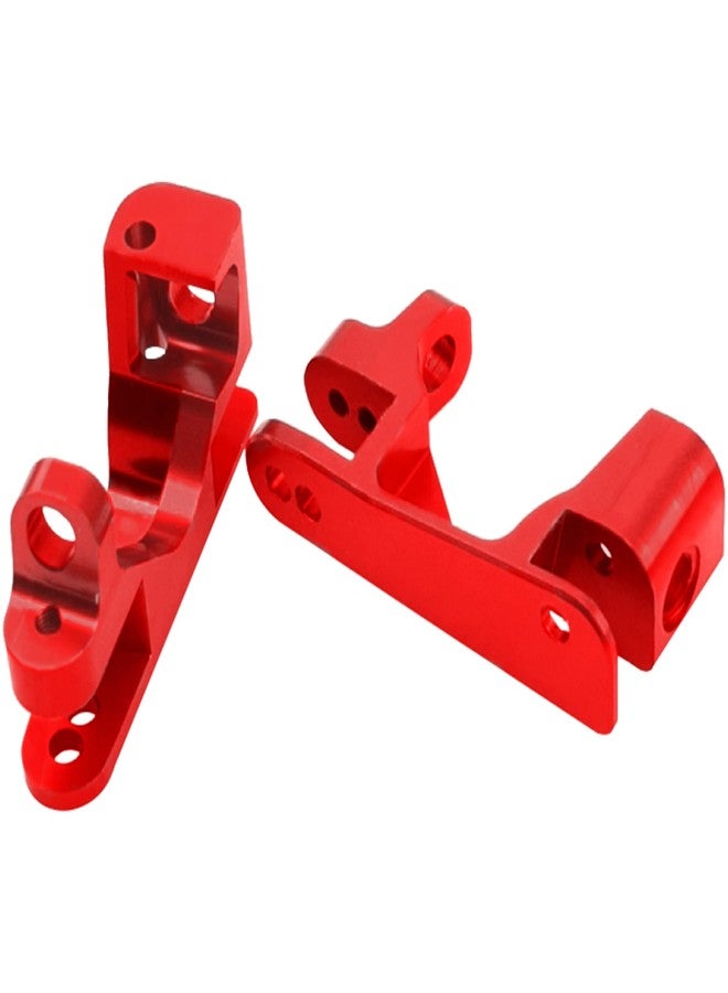 Vgoohobby Metal C-Hubs Caster Blocks, Steering Blocks & Rear Stub Axle Carriers w/Ball Bearings Compatible with 1/10 Traxxas Slash 4X4, Stampede 4X4, Rustler 4WD Replaces of 6837 6832 1952 (Red) - Image 5