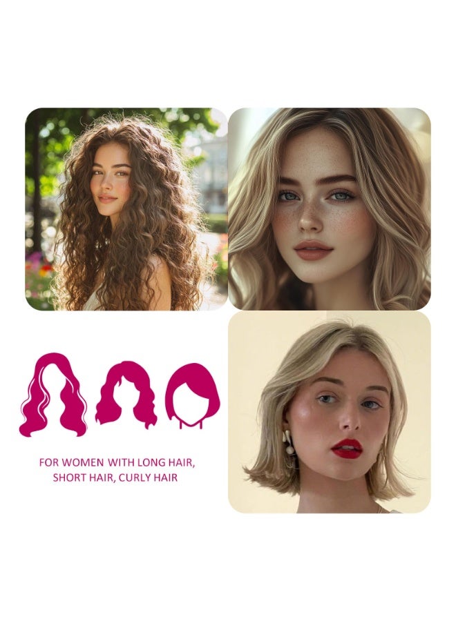 Cherry Strawberry Hair Claw Clips for Women Girls, 2 Pcs Cute Claw Clips for Thick and Thin Hair, Non-Slip Hair Clips, Large Square Hair Claws, Holiday Party Hair Accessories Gift Set - Image 4