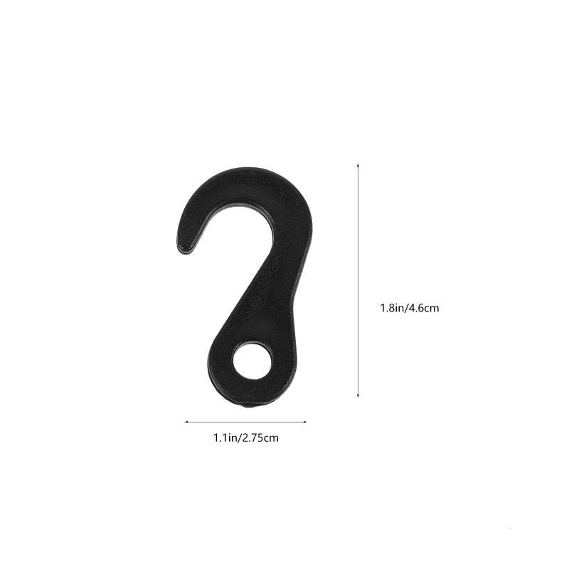 100 Pcs Helmet Hook Safety Headlamp Hook Work Hardhat Hook Headlight Hook for Hard Hat - Image 2