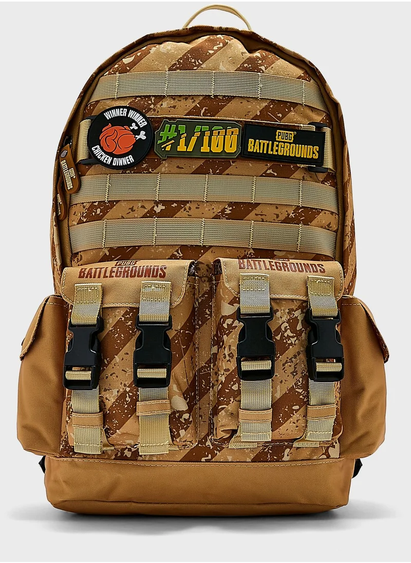 PUBG Back To School  Pubg Battlegrounds Erangle 18" Technical Backpack Level 1