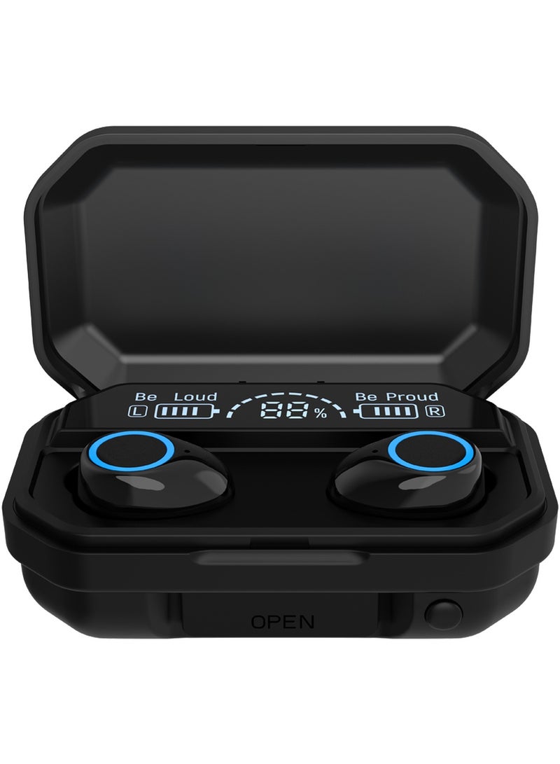 Devia Kintone Series Joy A12 Ultra Long Standby TWS Wireless Earphone - (Black) - Image 1