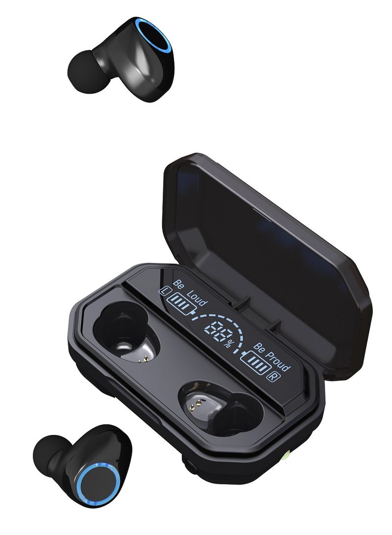 Devia Kintone Series Joy A12 Ultra Long Standby TWS Wireless Earphone - (Black) - Image 2