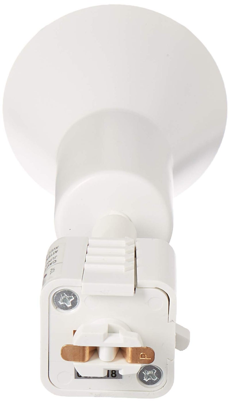 Juno Lighting R715 WH Contemporary Trac-Lites Flared Track Head, White - Image 2