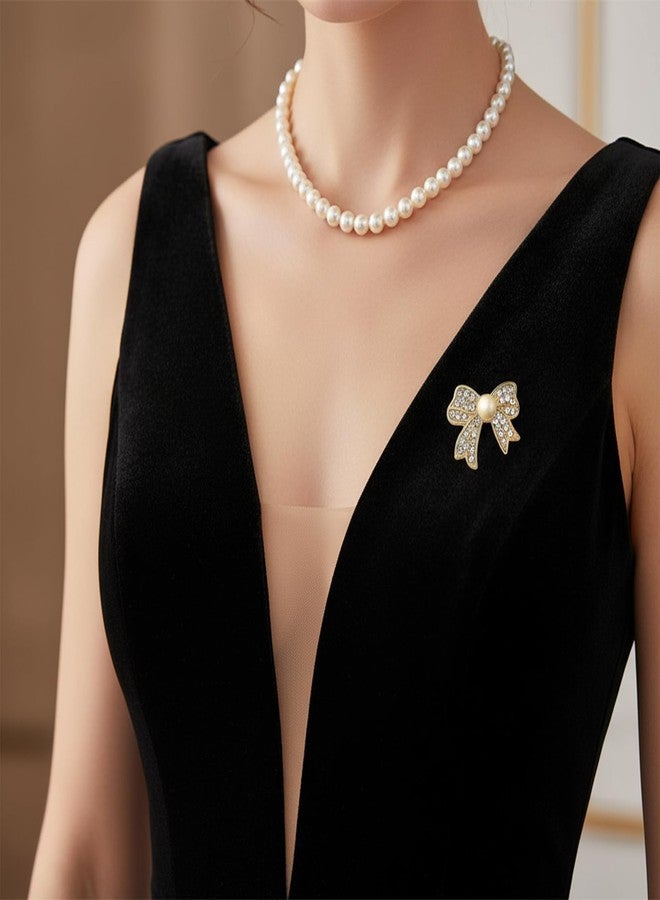 Buildcon 4 Pcs Brooch Pin for Women,Saree Pins and Hijab Pins, Elegant Brooches for Formal Dresses and Cardigans, Wedding and Party Accessories for Stylish Outfits - Image 3