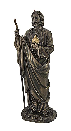 Things2Die4 Bronzed St. Jude Statue 8 in. - Image 1